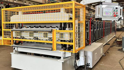 Double layer roll forming machine
