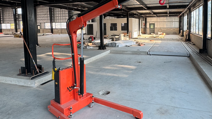 Semi-electric Single Shop Crane