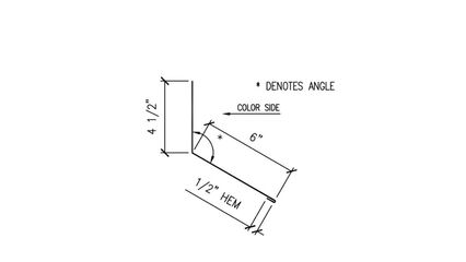 Endwall Flashing Profile